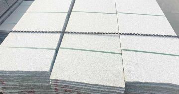 安顺芝麻白毛板，石材毛板