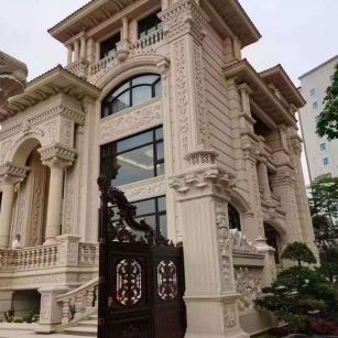 安顺黄金麻别墅外墙异形定制