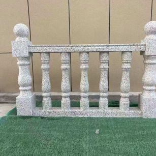 安顺芝麻白阳台栏杆 花岗岩栏杆