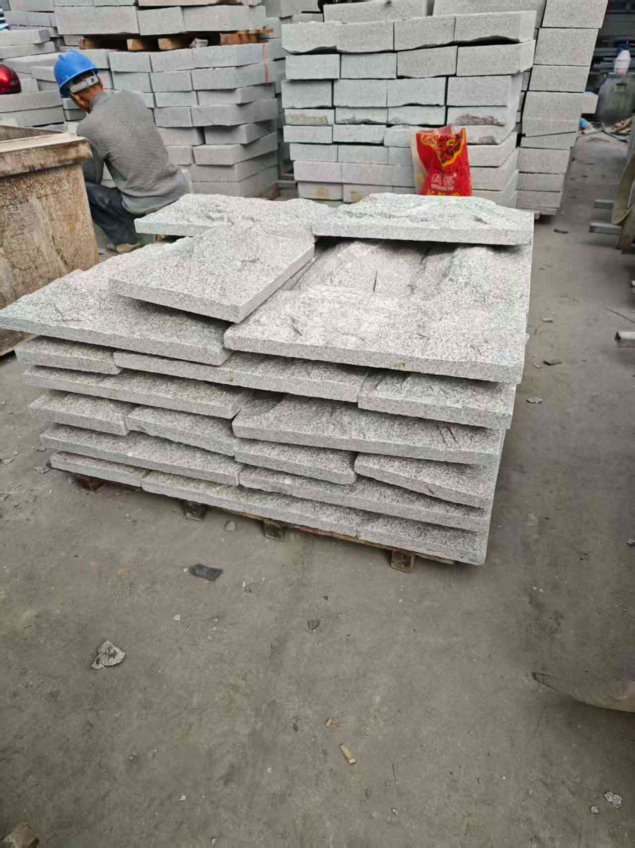 安顺芝麻白蘑菇石，自然面